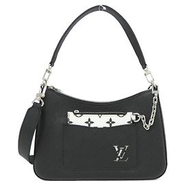Borsa a Spalla Louis Vuitton Epi Marelle M80689 Nero
