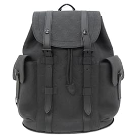 Louis Vuitton Taurillon Monogram Christopher PM Backpack Black