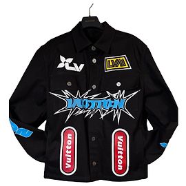 Louis Vuitton Giacca Racing Technique Nero Bianco Blu