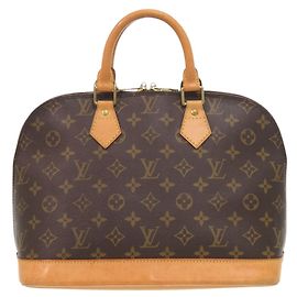 Louis Vuitton Alma Monogram Handtasche Braun Monogramm