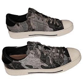 Baskets Valentino Garavani Camouflage Noir Blanc Gris