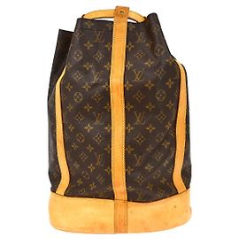 Louis Vuitton Randonnee Backpack Monogram Canvas GM Brown