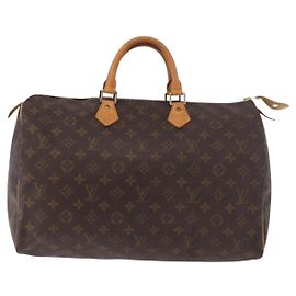 Bolsa Louis Vuitton Speedy Monogram Canvas 40 Marrom