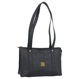 Sac cabas MCM Logogram Vicetos en PVC Noir Or Auth gh2111 Noir Doré