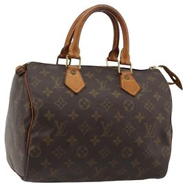 LOUIS VUITTON Bolsa Monogram Speedy 25 M41528 LV Auth 183475A Monograma