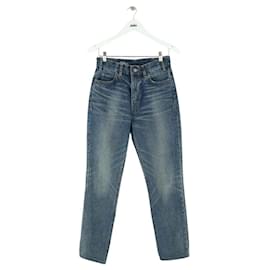 Céline Vaqueros de corte recto azul Azul