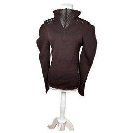 Vintage Issey Miyake Strickpullover Dunkelbraun M Braun