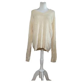 Pull en coton vintage Gucci Crème M Beige