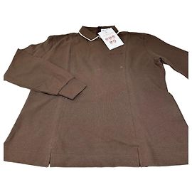 Polo in Cotone Vintage Balenciaga Marrone M Marrone