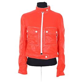 Courreges Orangefarbene Jacke Orange