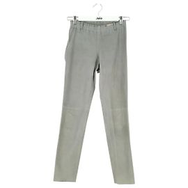Stouls Legging de couro cinza Cinza