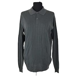 John Smedley Pull vert Vert
