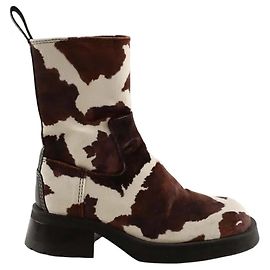 Autre Marque Botas marrons Marrom