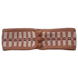 Prada Choker de punto de seda Colección Fairy 2007 Castaño