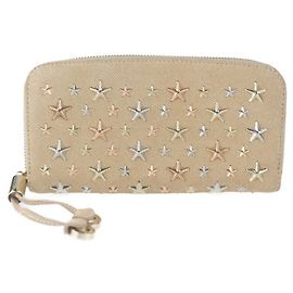 Jimmy Choo Coin Purse in Black Canvas Black