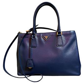 Prada Handtasche aus blauem Leder Andere