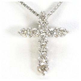 Autre Marque Platin-Diamant-Halskette Andere
