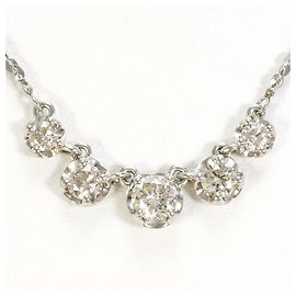 Autre Marque Colar de platina PT900 e diamantes Outro
