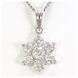 Autre Marque PT850 Platin-Halskette mit Diamant Andere