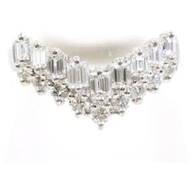 Autre Marque Platinring mit Diamant Andere