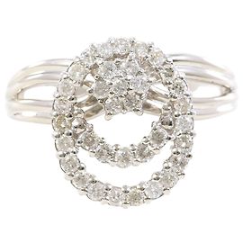 Autre Marque PT900 Platinring mit Diamant Andere