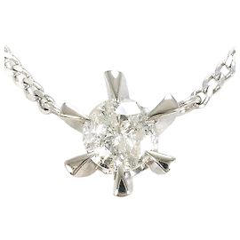 Autre Marque PT850 Platinum Necklace with Diamond Other