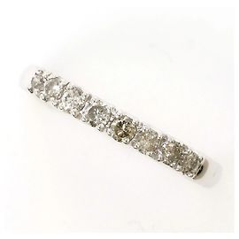 Autre Marque 10K Weißgold Diamantring Golden