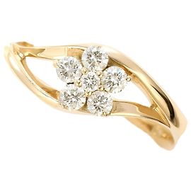 Autre Marque 10K Gelbgold Diamantring Golden
