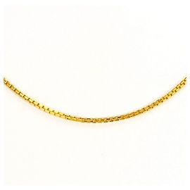 Autre Marque Collier en or jaune 24K Doré
