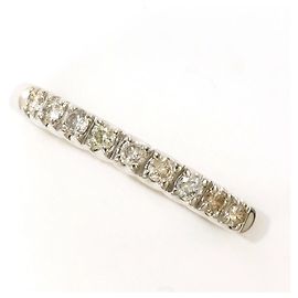 Autre Marque 14K Weißgold-Ring mit Diamant Golden