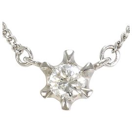 Autre Marque PT850 Platinum Necklace with Diamond Other