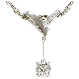 Autre Marque Collar de platino con diamantes Otro