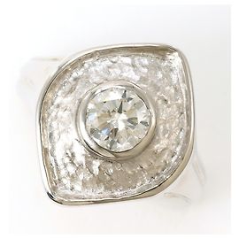 Autre Marque PT900 Platinring mit Diamant Andere