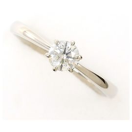 Autre Marque PT900 Platinring mit Diamant Andere