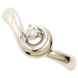 Autre Marque PT900 Platinring mit Diamant Andere