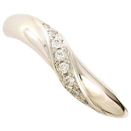Autre Marque Platinring mit Diamant und Saphir Andere