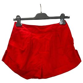 Short Eres de algodón rojo Roja