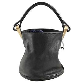 Sac à main Kenzo en cuir noir Noir