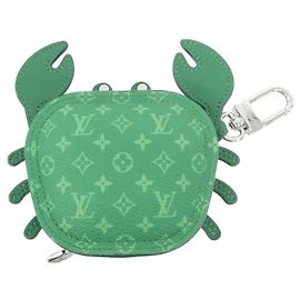 Louis Vuitton Monogram Accessory Bag Charm Light green