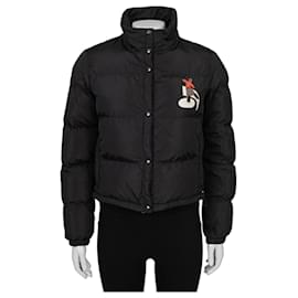 Giacca da sci nera Prada con patch M / IT42 usata Altro