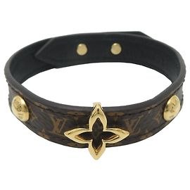 Bracelet Charm Louis Vuitton Marron Doré