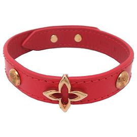 Pulsera Charm Monogram Rojo Louis Vuitton Roja Dorado