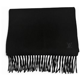 Louis Vuitton Kaschmir-Stola Schwarz