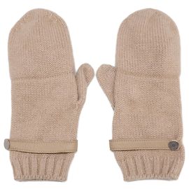 Hermès Hermes Baltimore Sellier Button Kaschmirhandschuhe Beige