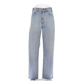 Céline Blue Cotton Jeans 38 Blue