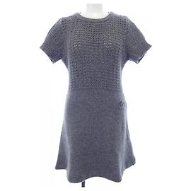 Chanel Kleid aus Kaschmir-Mischung Braun