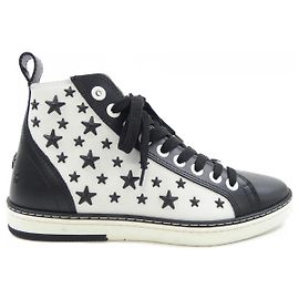 Baskets Jimmy Choo Noir Blanc