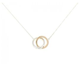Tiffany & Co Colar Tiffany 1837 Interlocking em prata e ouro rosa Prata Dourado