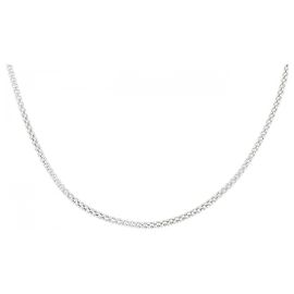 Autre Marque Collar de oro blanco Au750 Plata