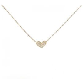 Autre Marque Collana Cuore di Diamante Au750 D'oro
